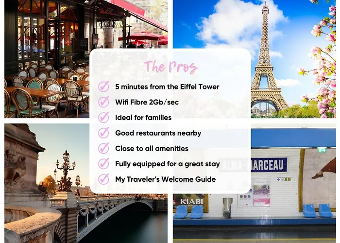 Eiffel Sakura ~ Proche Tour Eiffel, Orsay, Rer C
